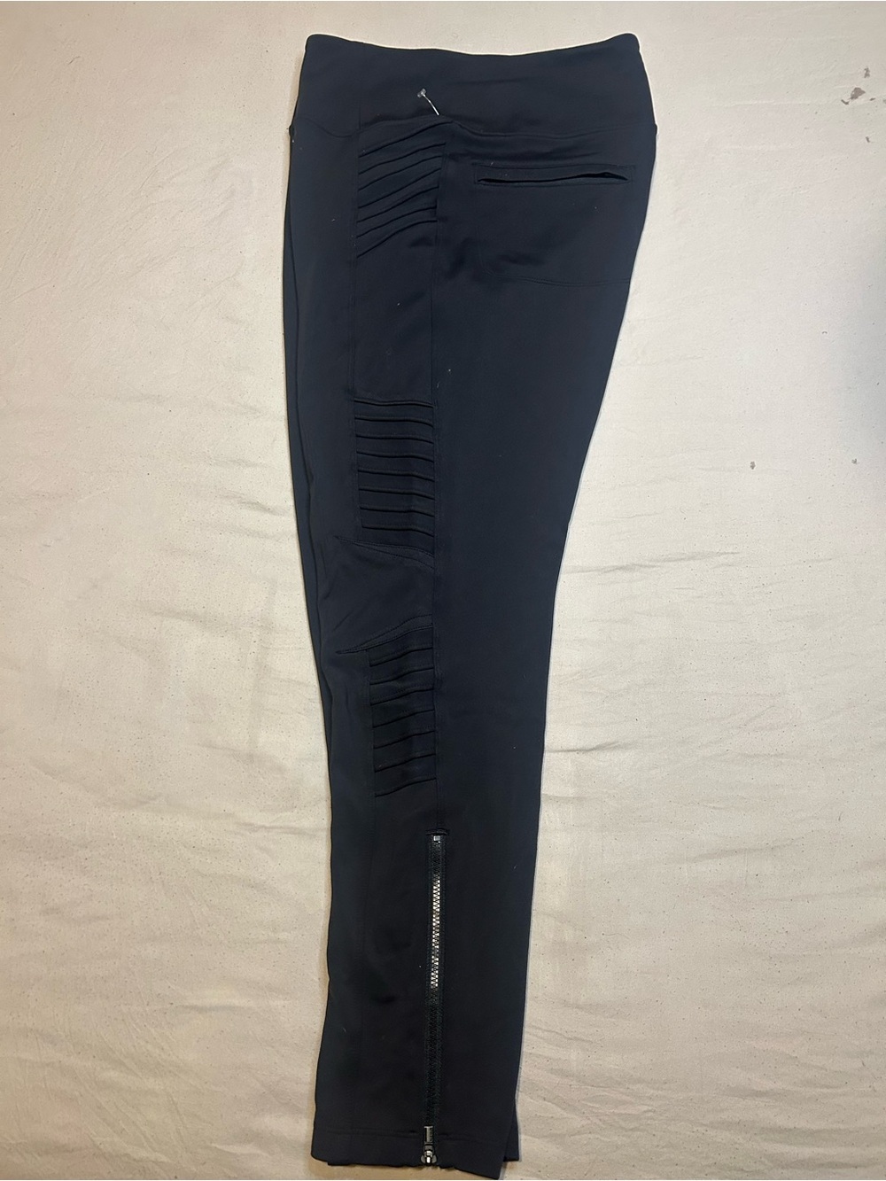 Athleta Black Ribbed-Side High-Waist Leggings - Picture 7 of 11